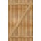 Ekena Millwork Joined Board-n-Batten Shutters w/Z-Bar, Rough Sawn Western Red Cedar, 32 1/4W x 53H, PR RBJ06Z32X053RWR - alternate 4